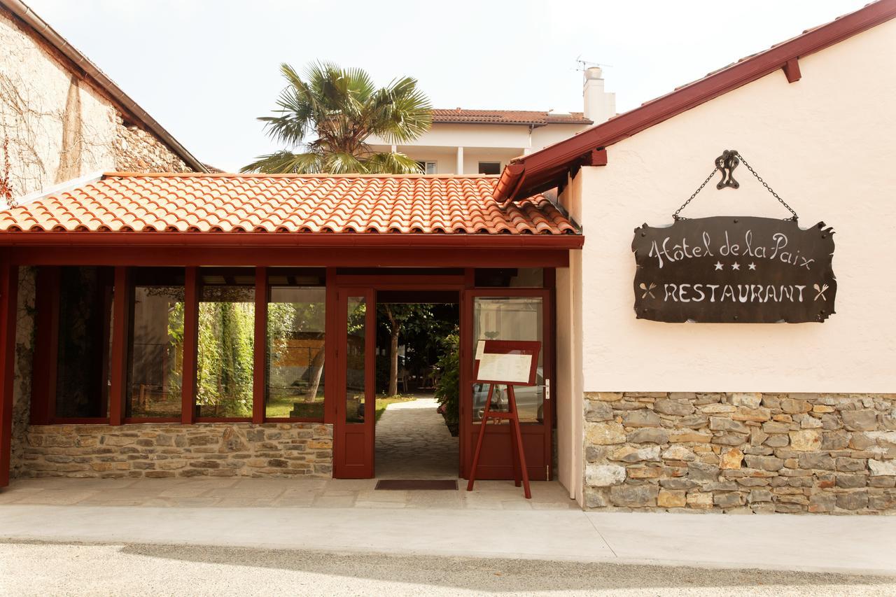 Hotel-Restaurant De La Paix Saint-Palais  Екстер'єр фото